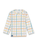 checked kids full sleeve kids tshirt pyjama set 