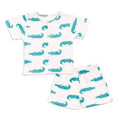 croc printed cotton baby dress online 