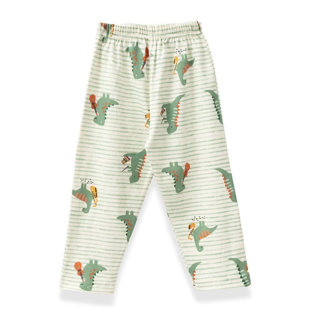 dinosaur printed cotton baby night suit 