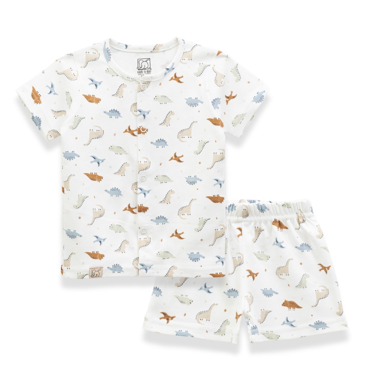 little dinosaurs printed baby clothes set 