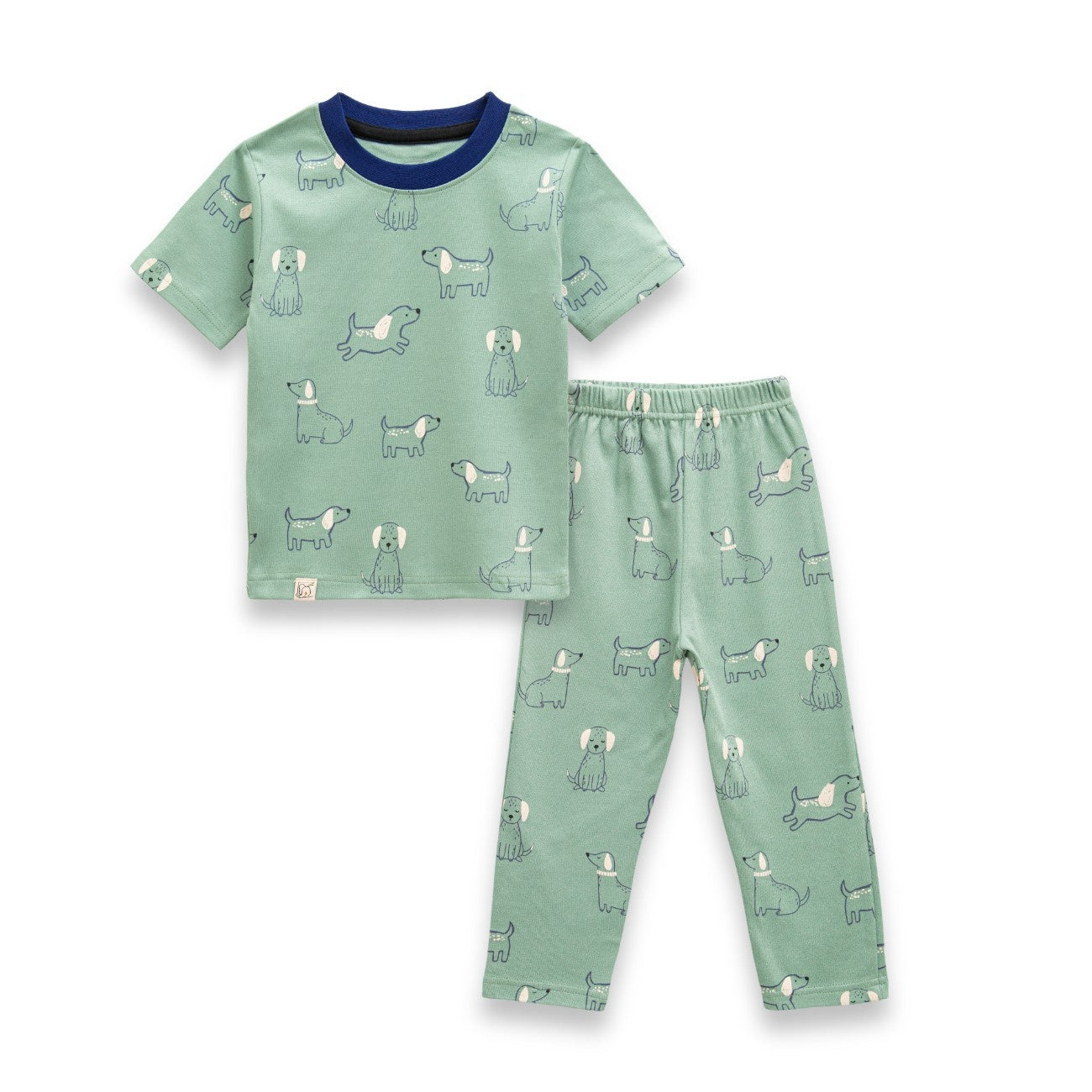 night suit for kids dogs printed set