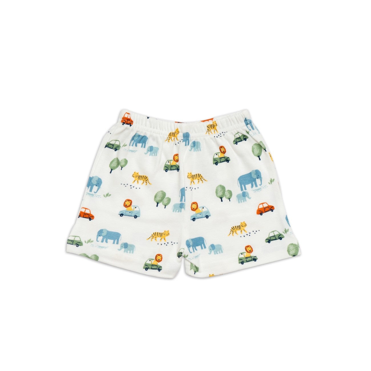 jungle safari printed cotton baby clothes shorts