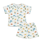 jungle safari printed cotton baby clothes 