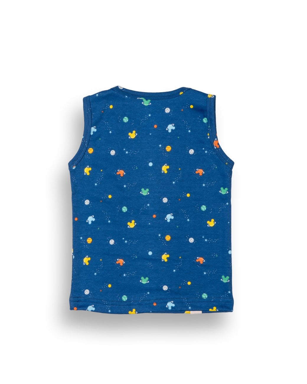 Galaxy Printed Blue Kids Clothing Set back