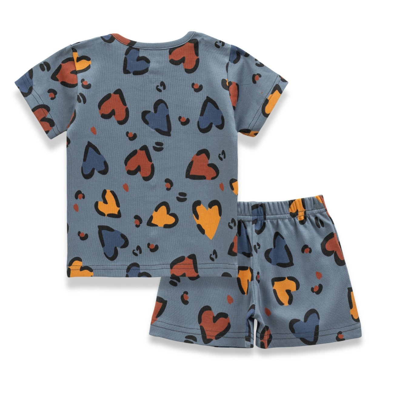 heartin printed baby clothing set new