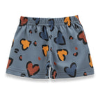 heartin printed baby clothing set front closure