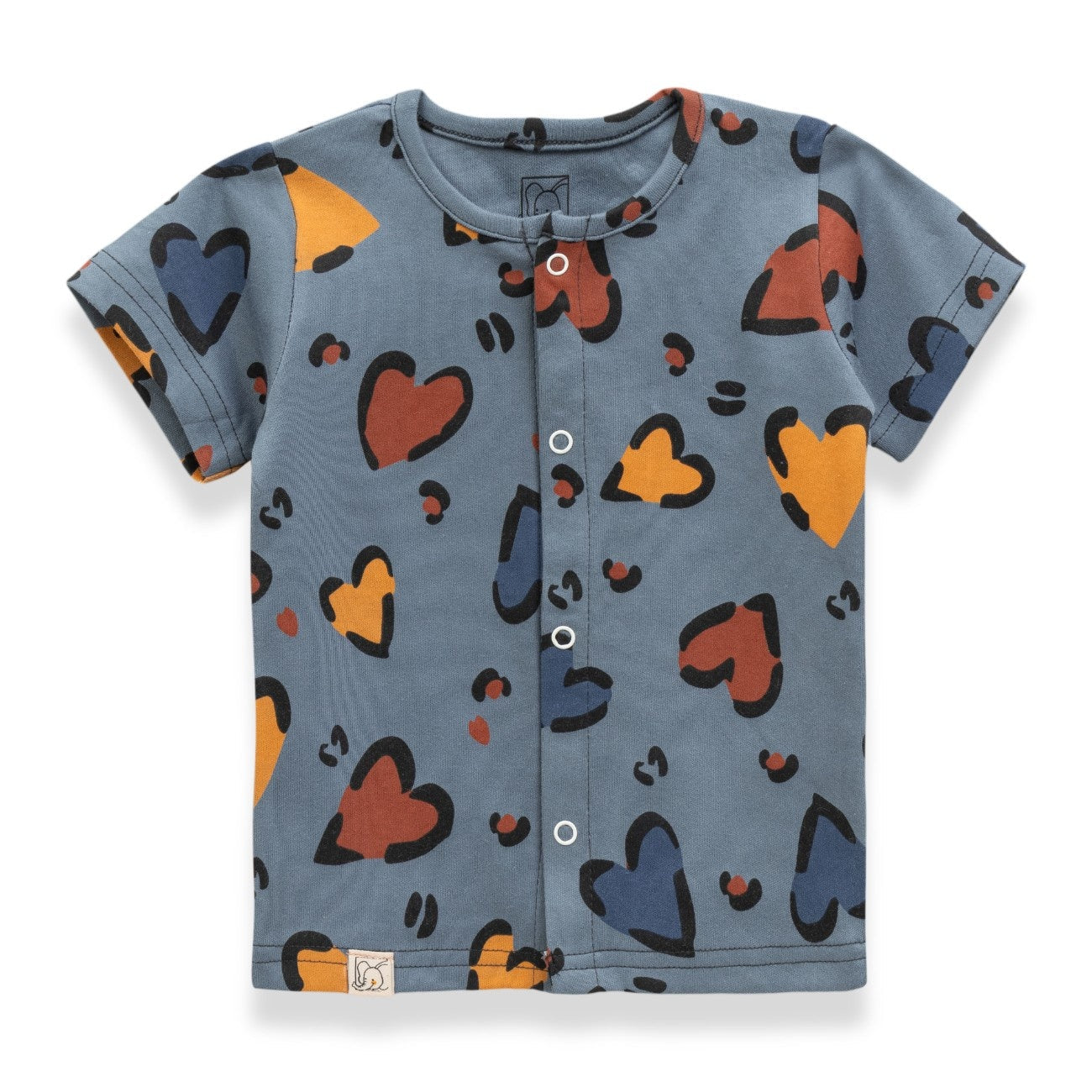 heartin printed baby tshirt shorts set 