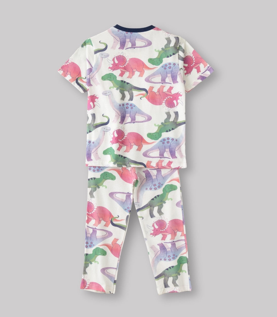 jurassic animals kids pajama back
