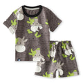 cows printed kids cotton clothing set