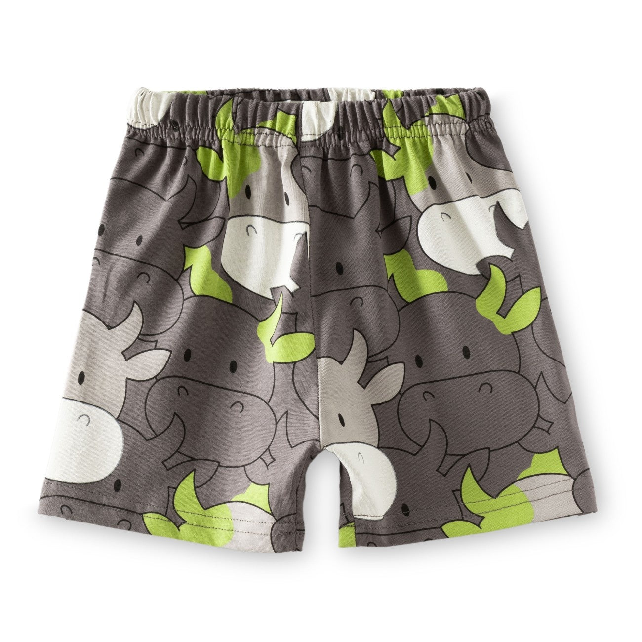 cows printed kids cotton clothing set shorts