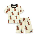 mongoose printed kids dress set 