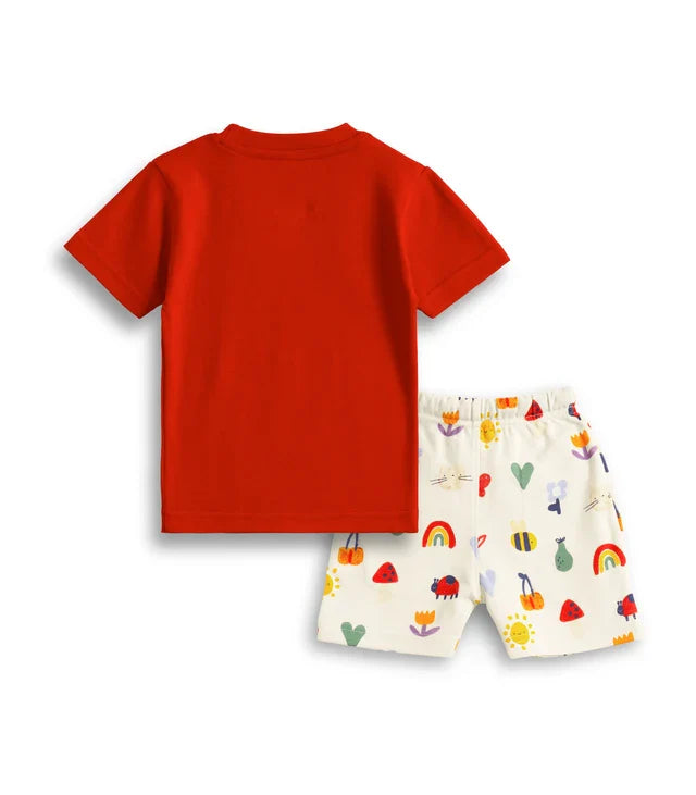 power up red kids clothes for girls back