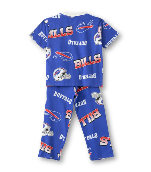 kids sports printed clothing set back