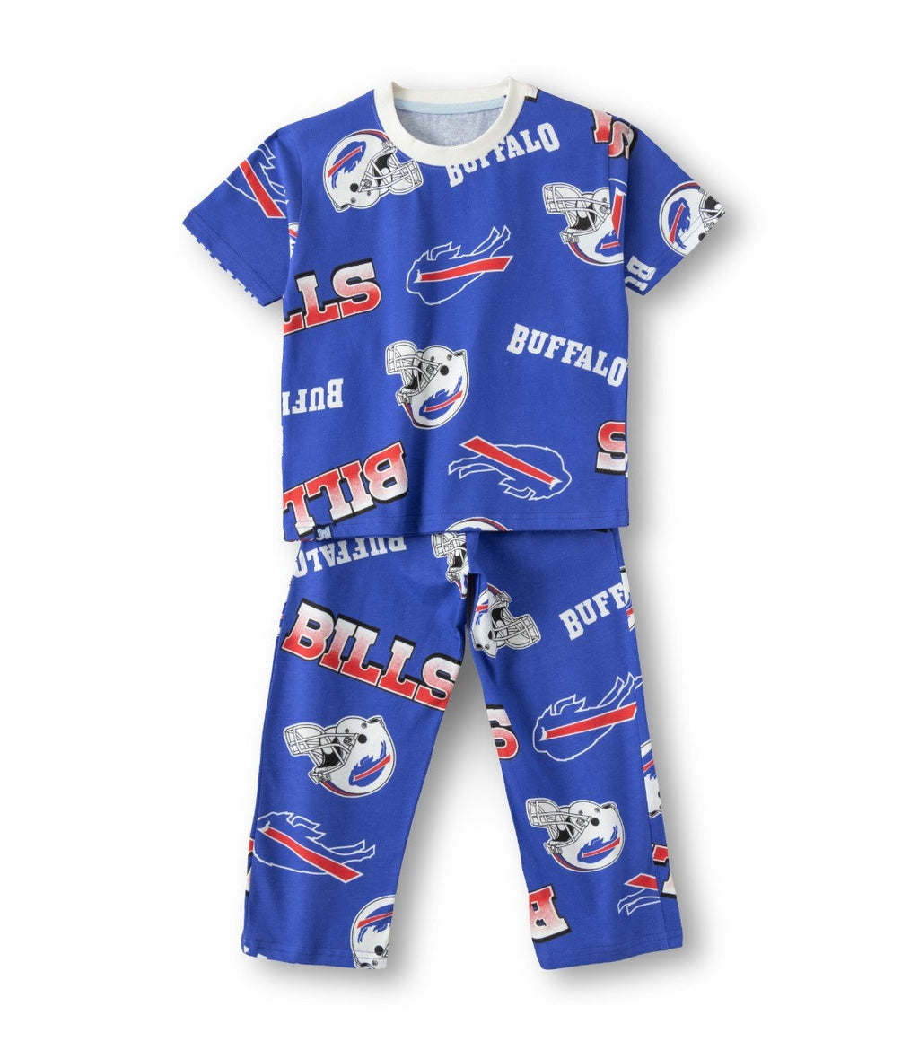 kids sports printed clothing set