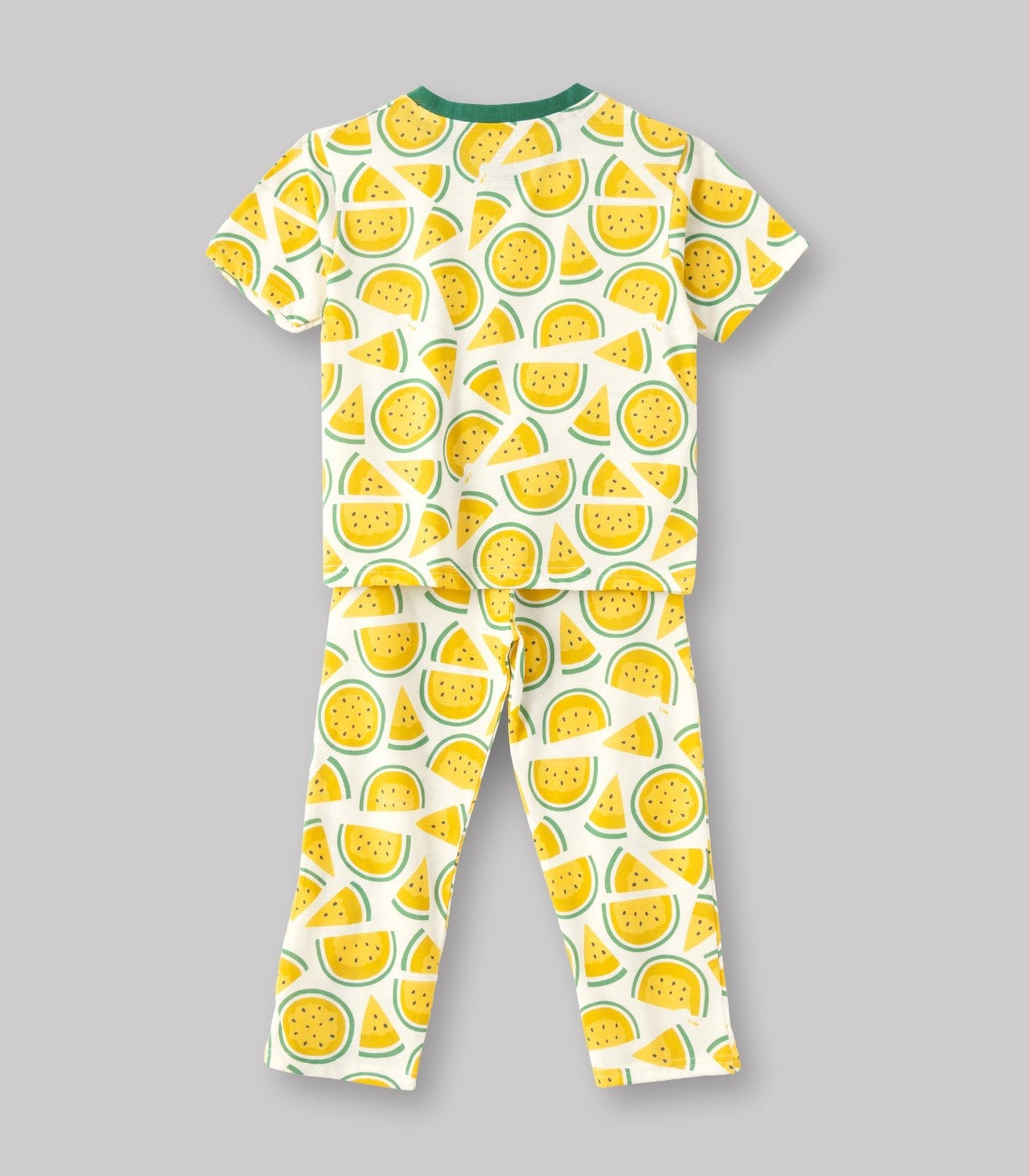 all over printed kids night dress back