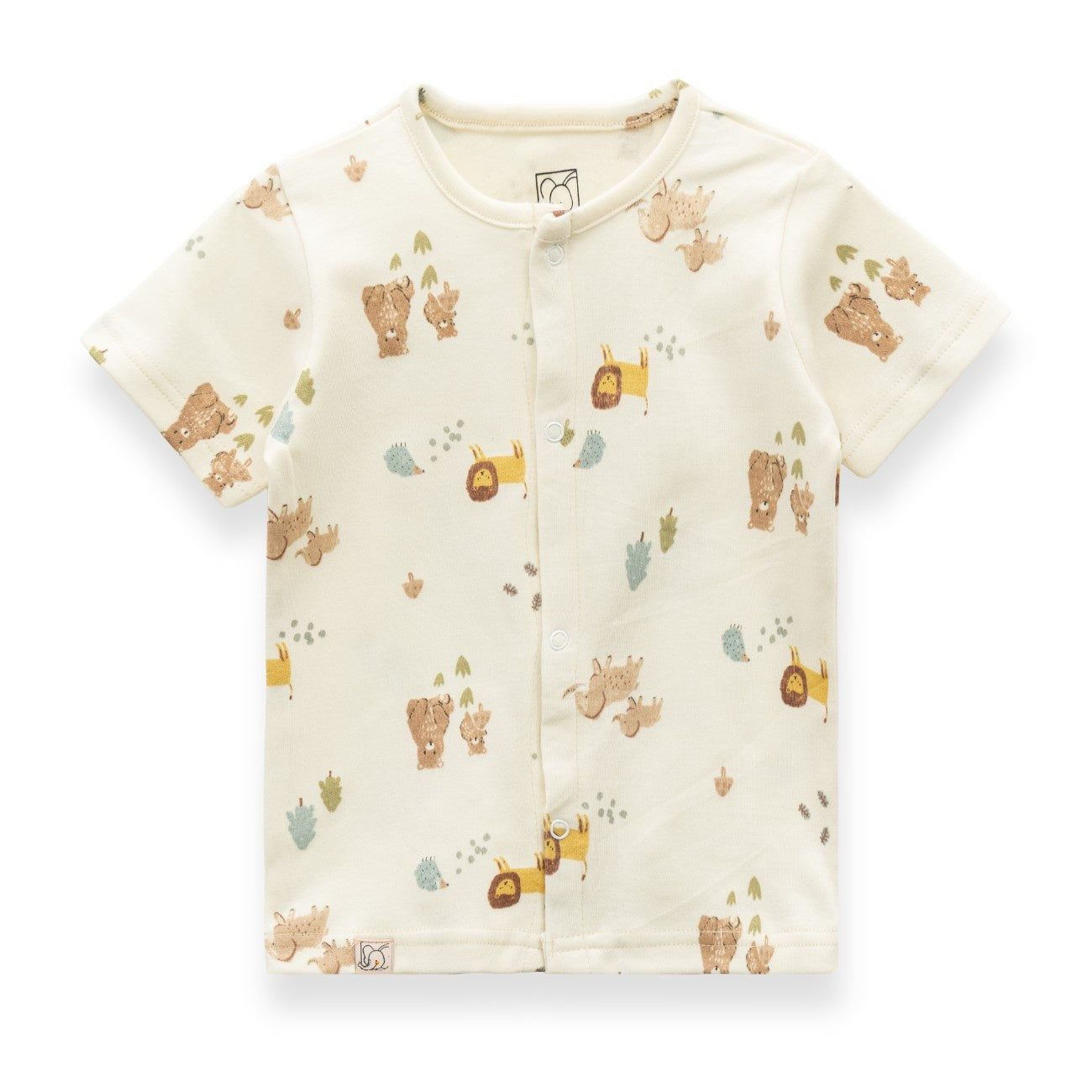 cute animals printed baby tshirt shorts set