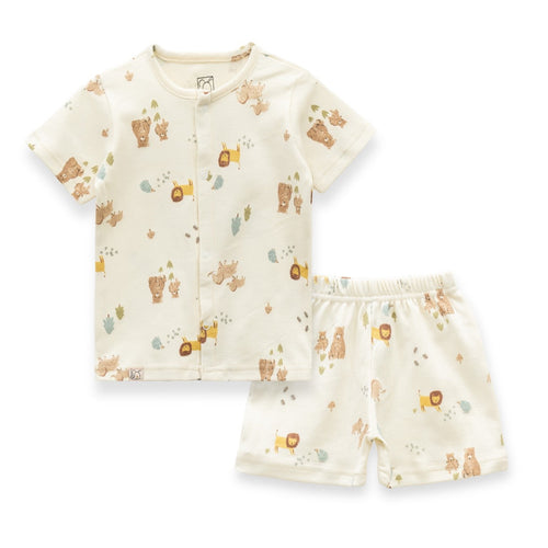 cute animals printed baby clothing set trendy