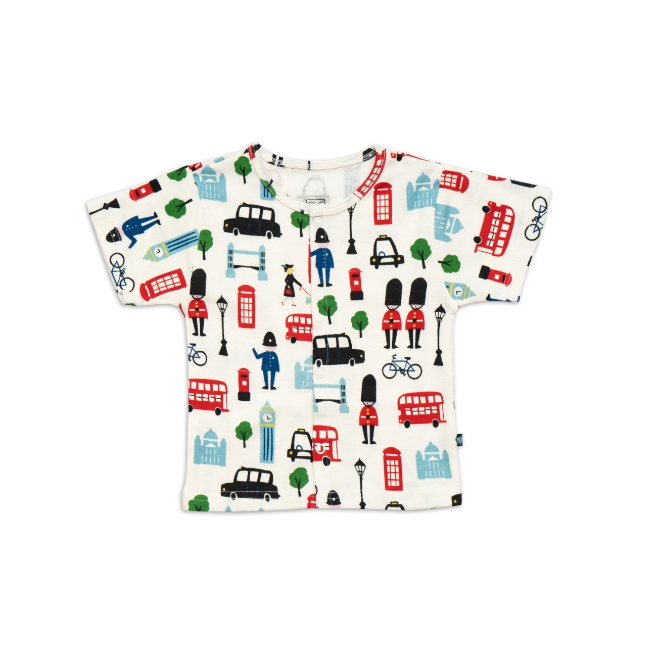 london city printed baby tshirt set 