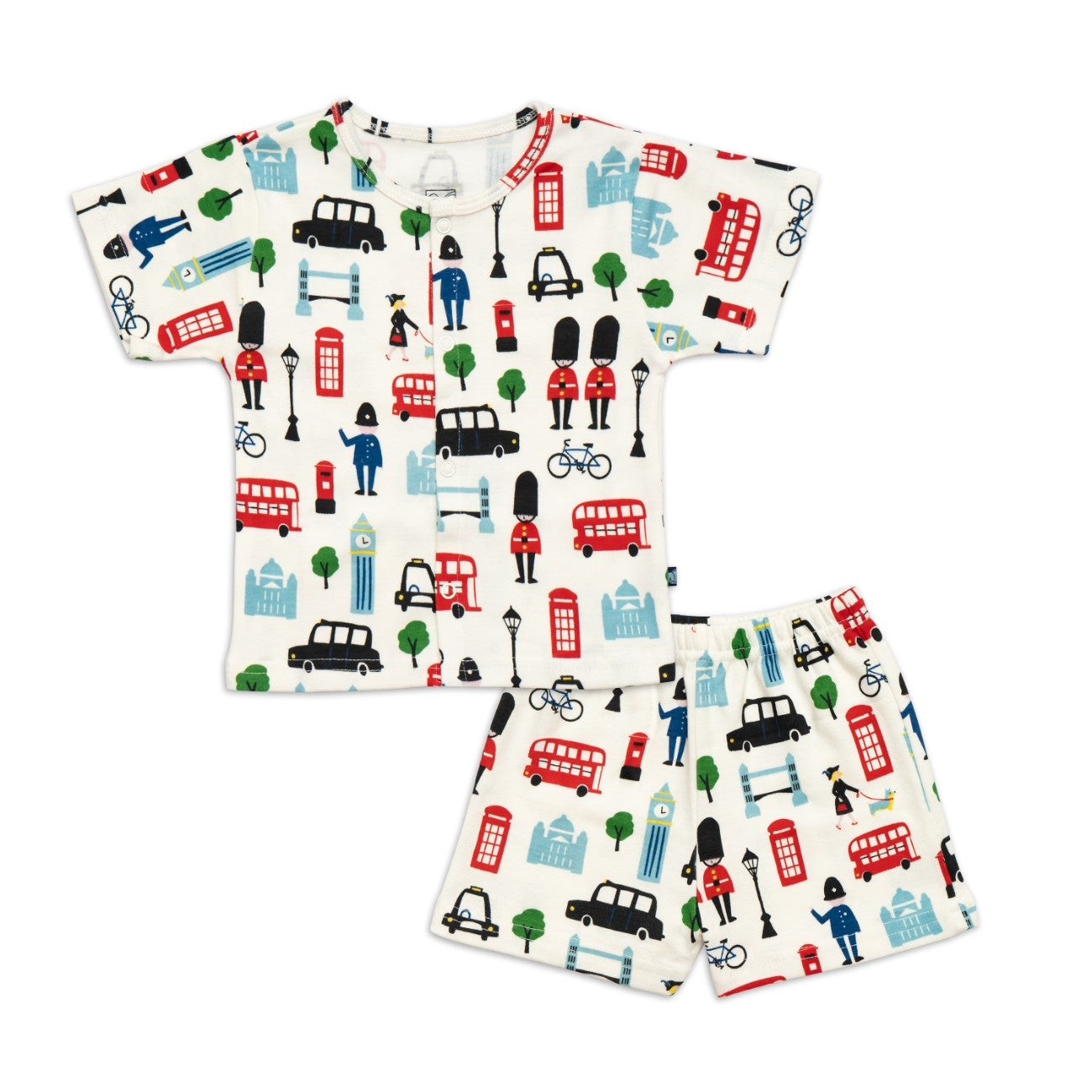 london city printed baby clothing set 
