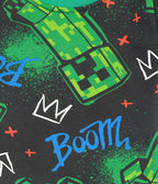 cartoon printed kids pyjama closeup
