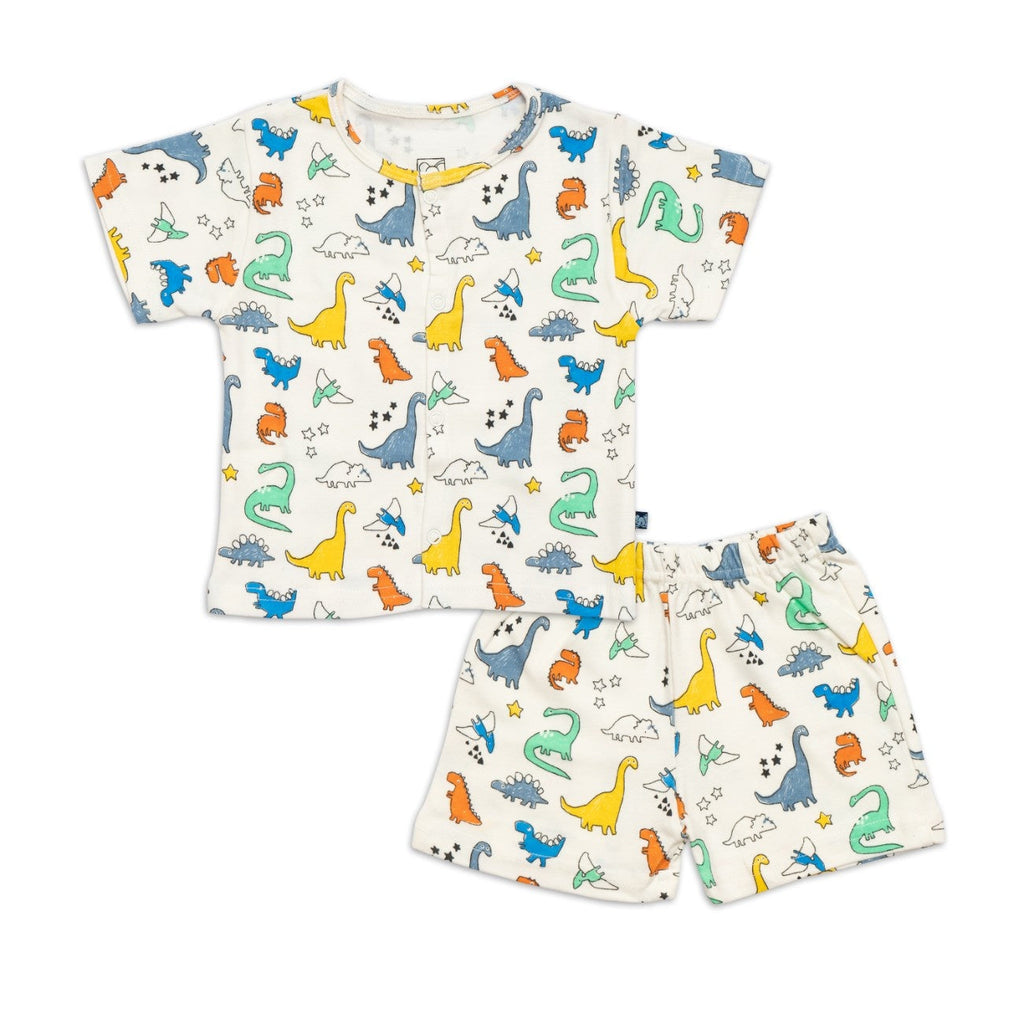 colour dino printed baby clothing set new