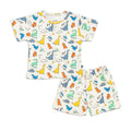 colour dino printed baby clothing set new