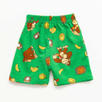 Monkey Printed Green Kids Clothing Set back