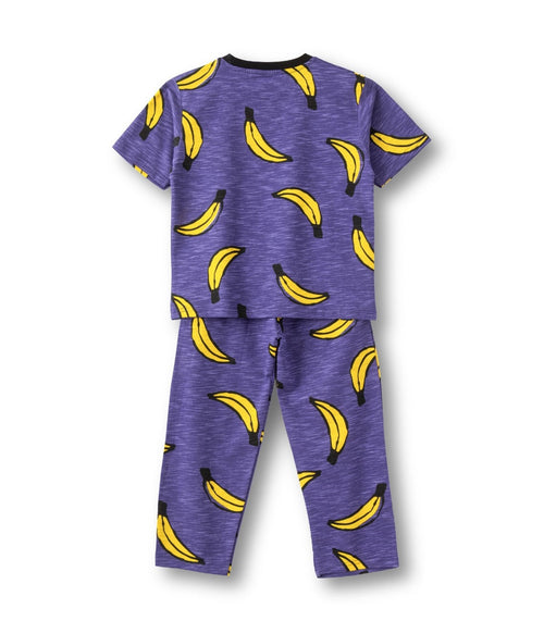 fruits printed kids pyjama set back