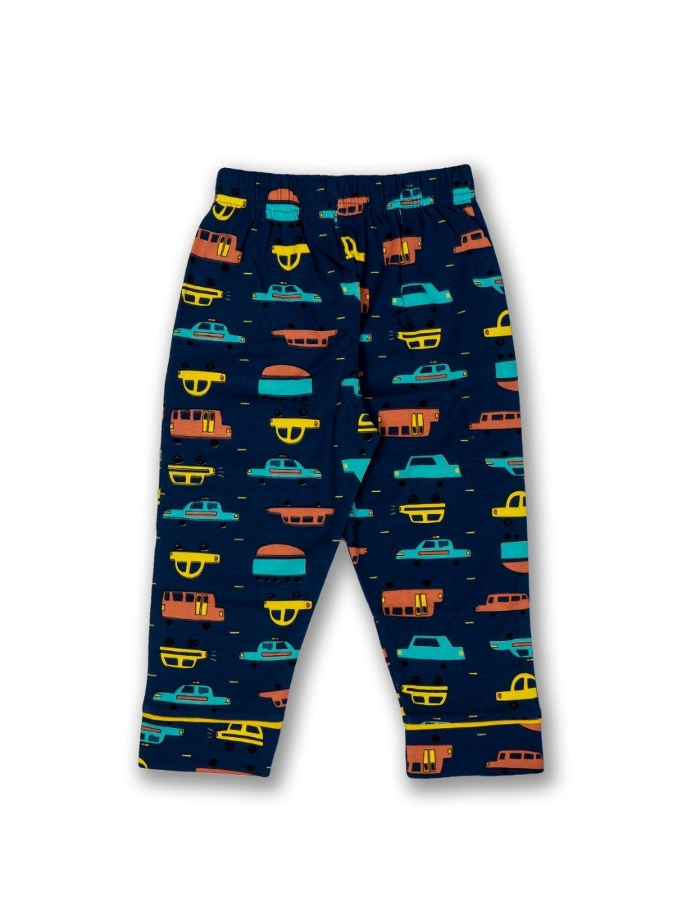 car printed cotton night dress for kids 