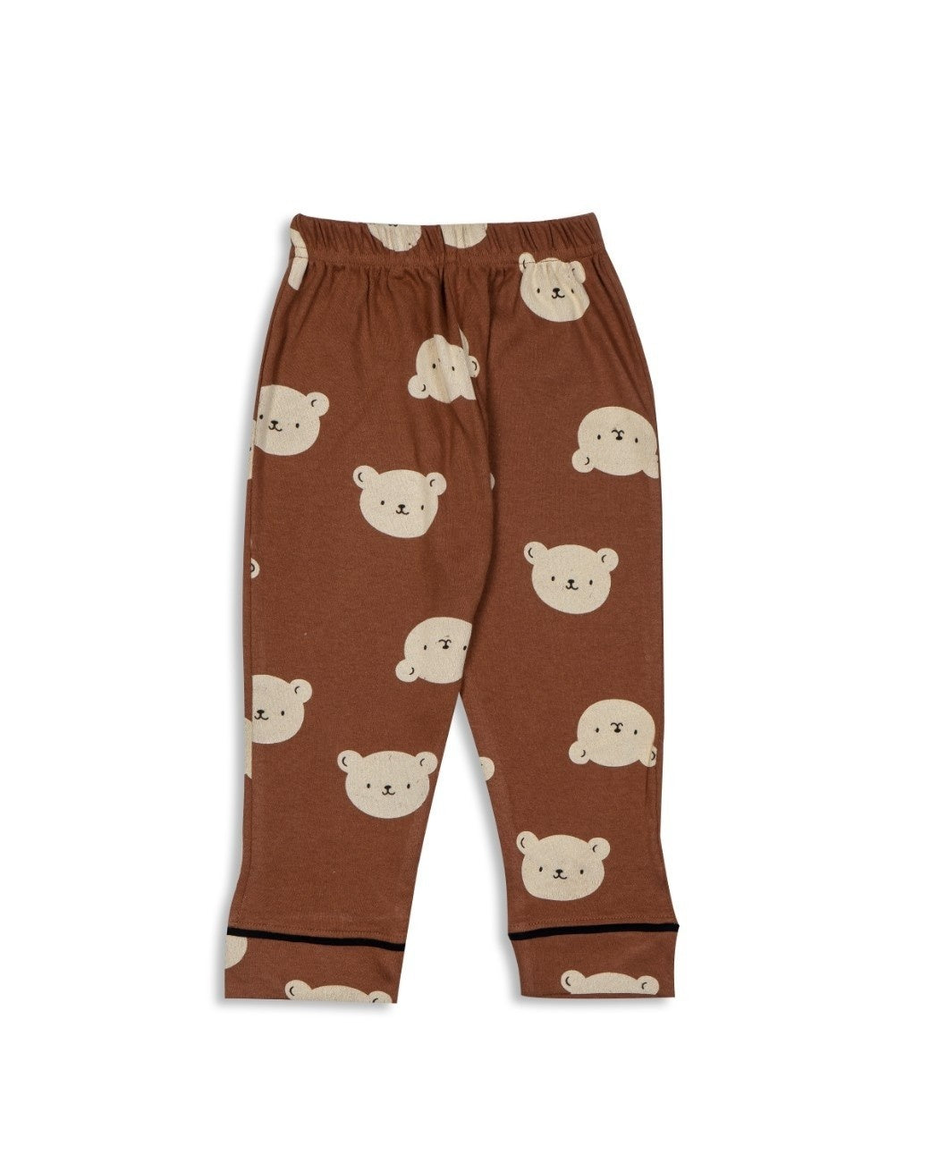bear printed kids night suit set