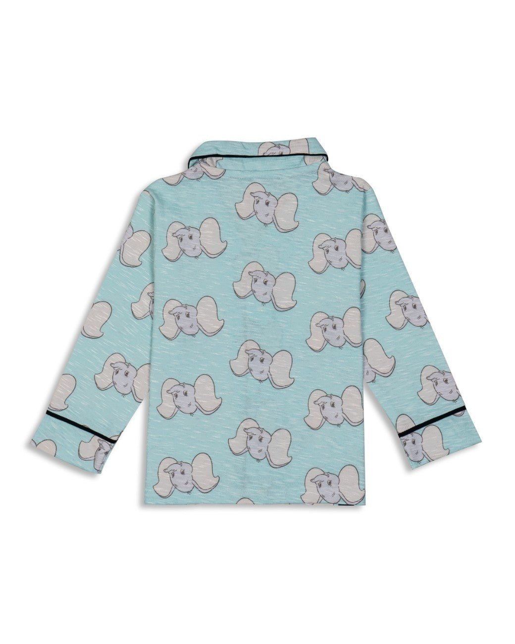 elephant printed kids night dress back
