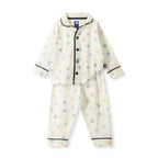 polka dots printed kids night dress