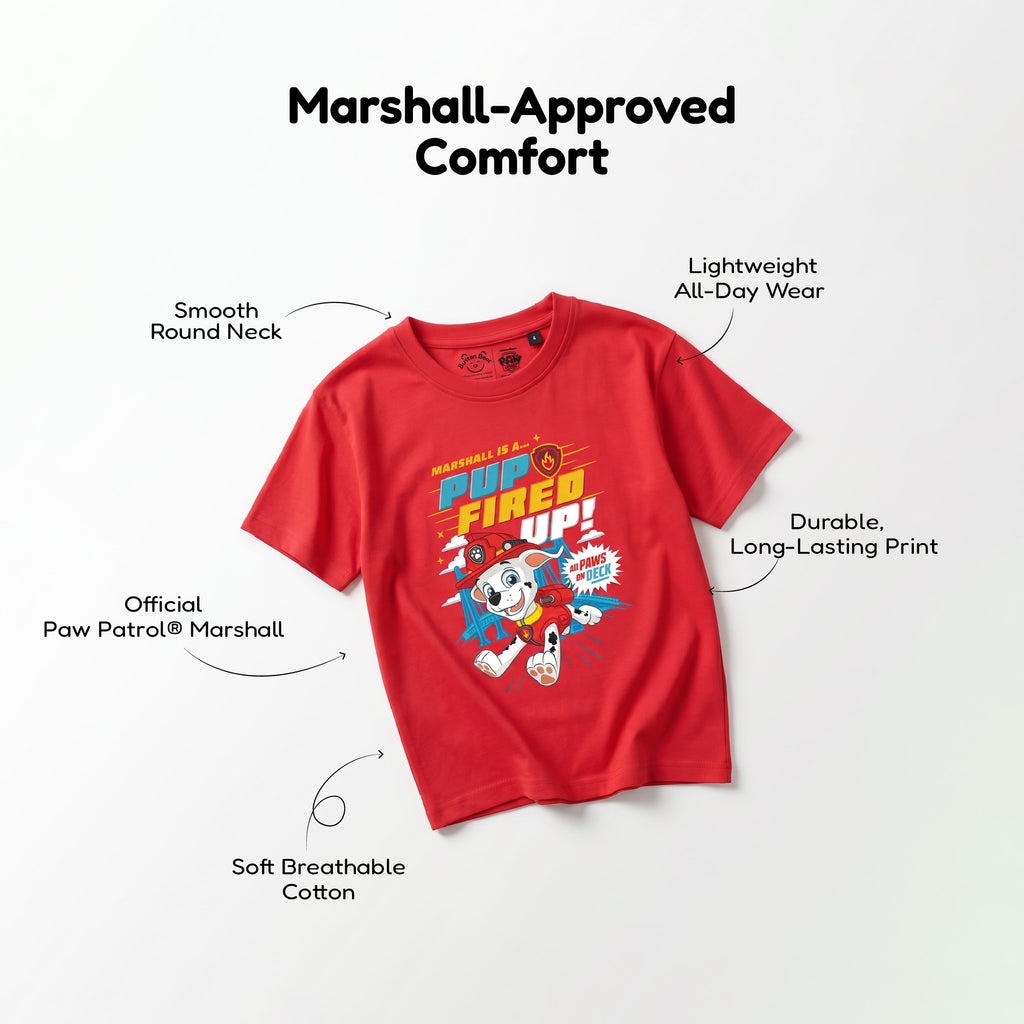 Pup Fired Up Paw Patrol Cartoon Print
