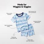 Tie & Dye Blue Kids Co-Ord Set