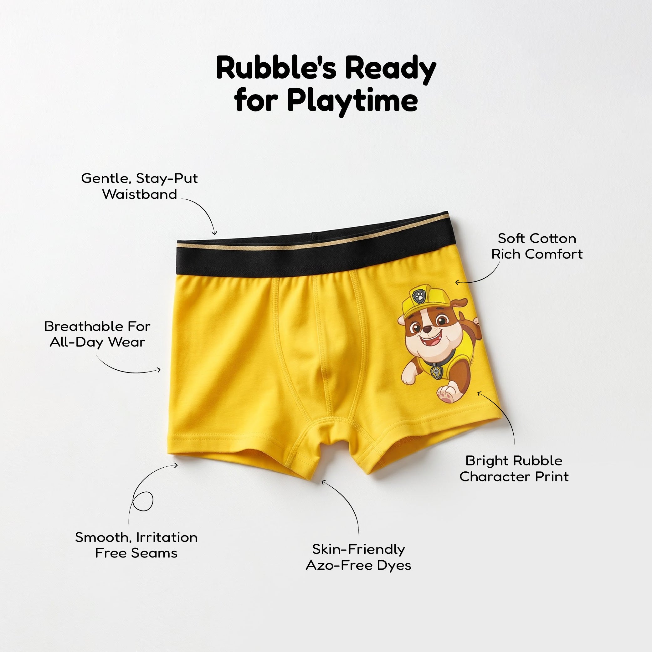 Rubble Kids Boys Trunks - Paw Patrol©