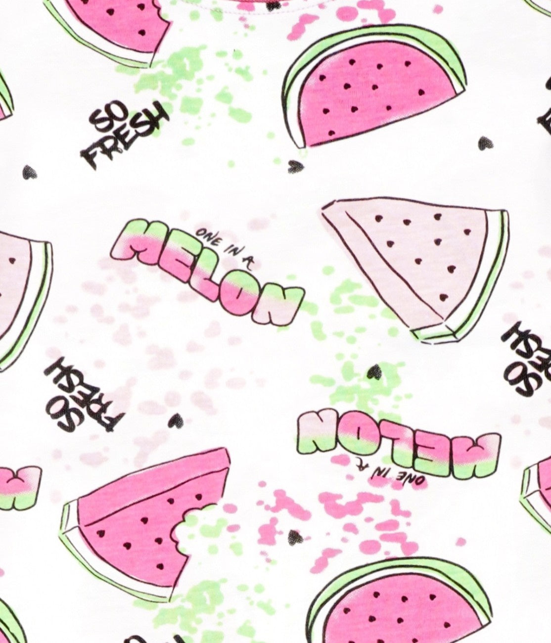 kids pink pajama set closeup