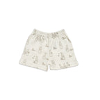 rabbit printed cotton baby clothes shorts set