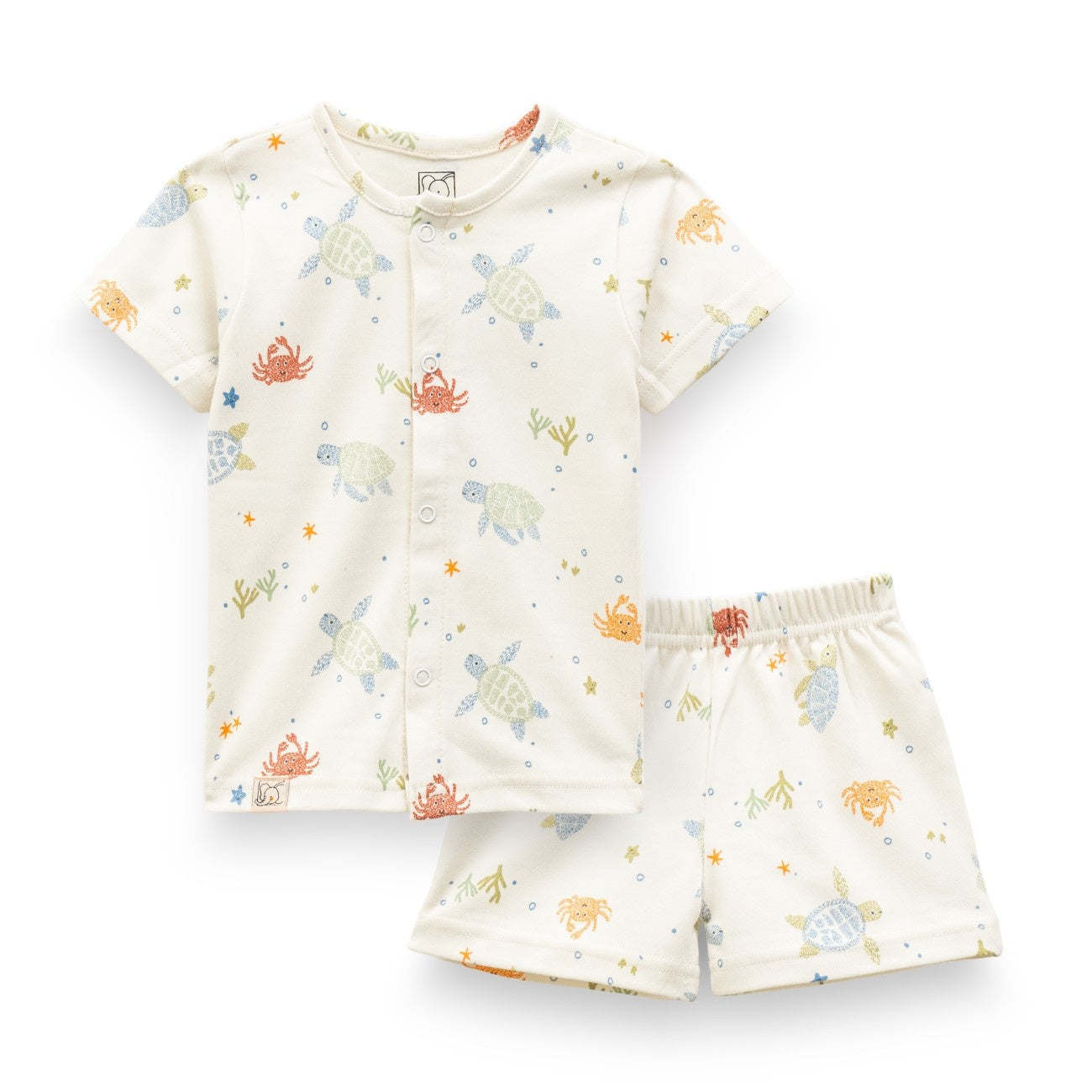 sea animals printed baby clothes 