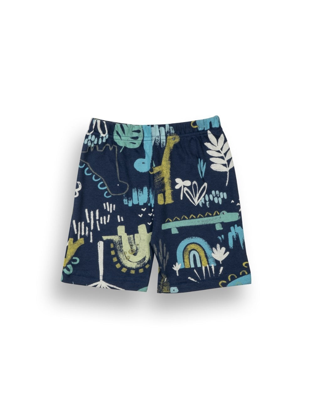 Sketchy Animals Blue Kids Clothing Set shorts