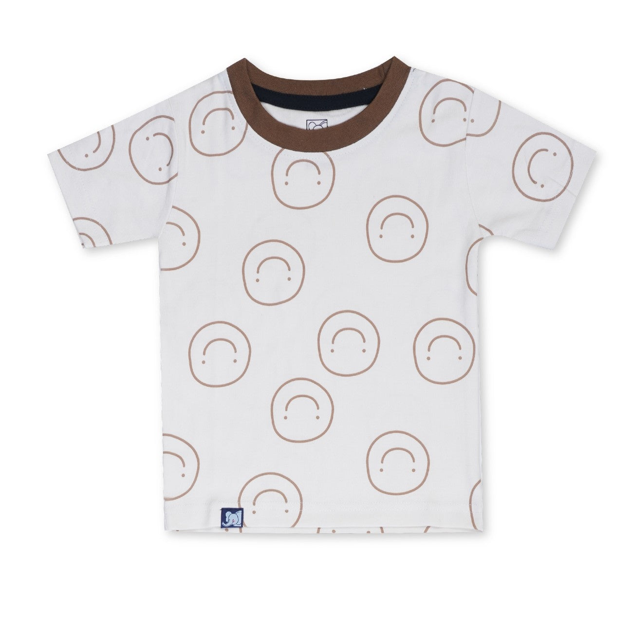 smiley printed night dress pyjama tshirt