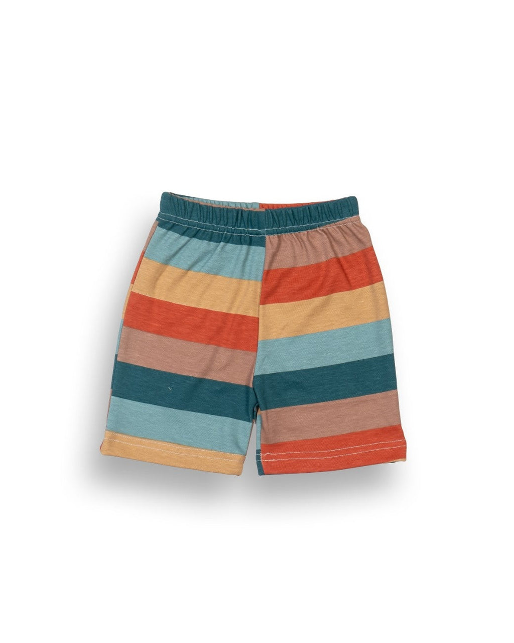 Colour Stripes Kids Clothing Set shorts