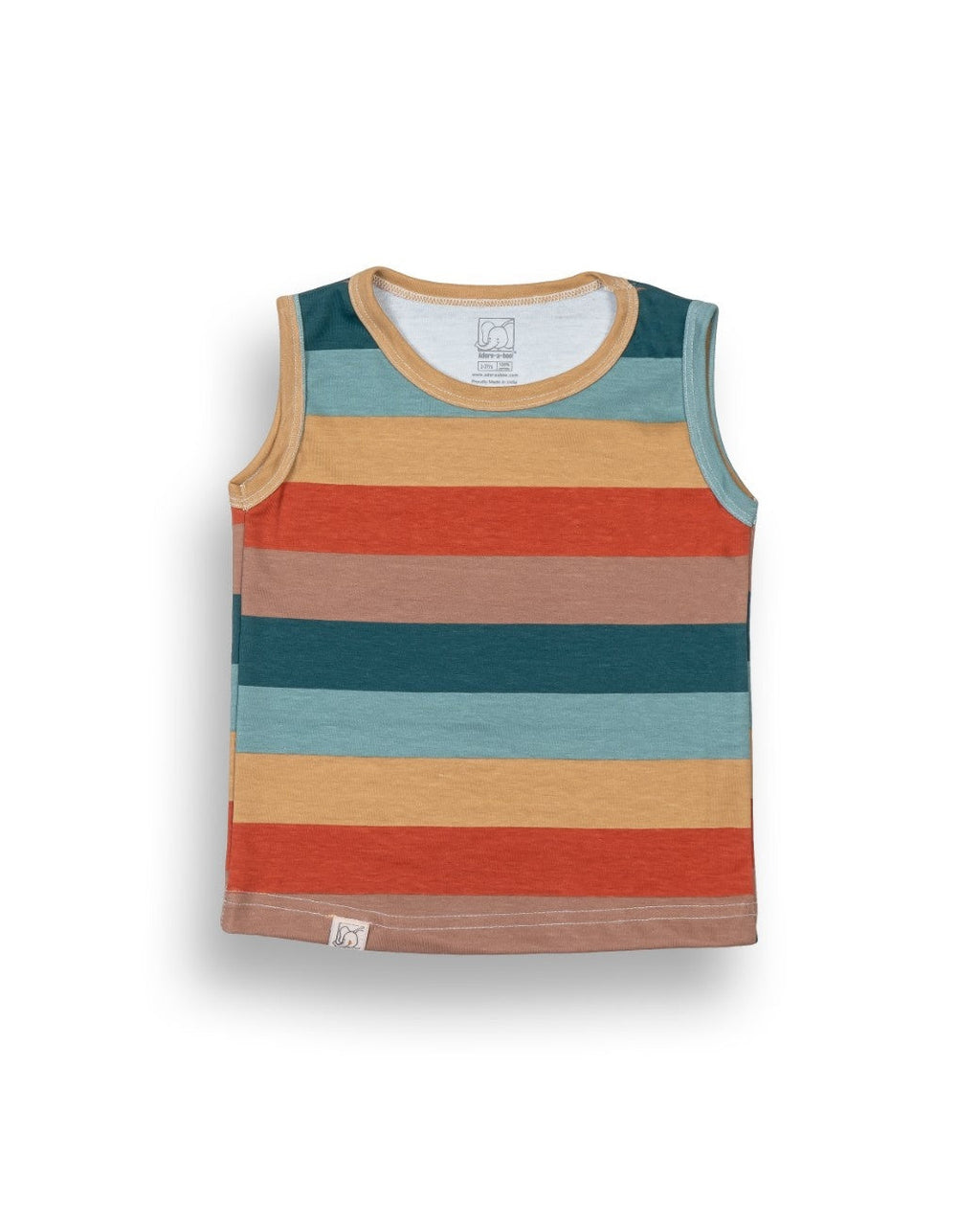 Colour Stripes Kids Clothing Set tshirt