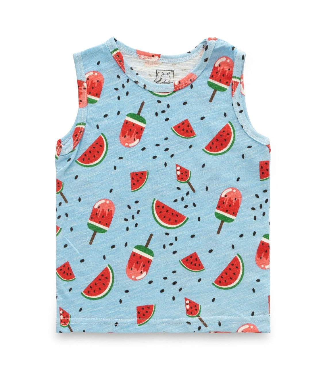 Popsicle Printed Blue Kids Clothing Set tshirt