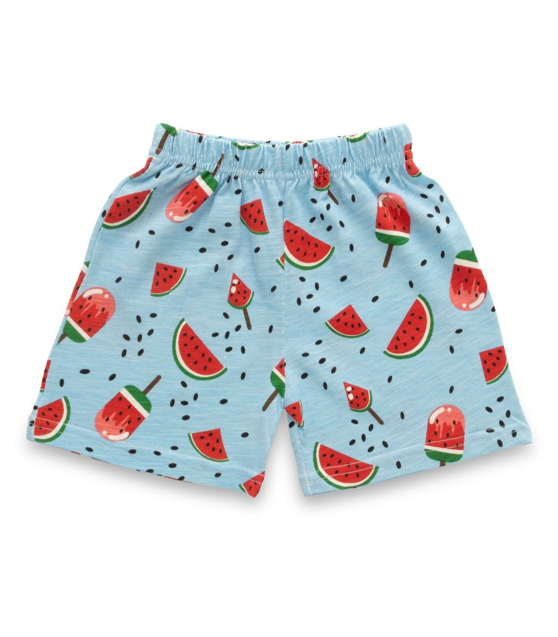Popsicle Printed Blue Kids Clothing Set shorts